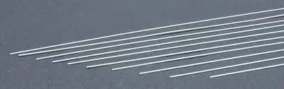 Evergreen .38X4.0X350mm Styrene Strip White 10Pcs - Eg117 1