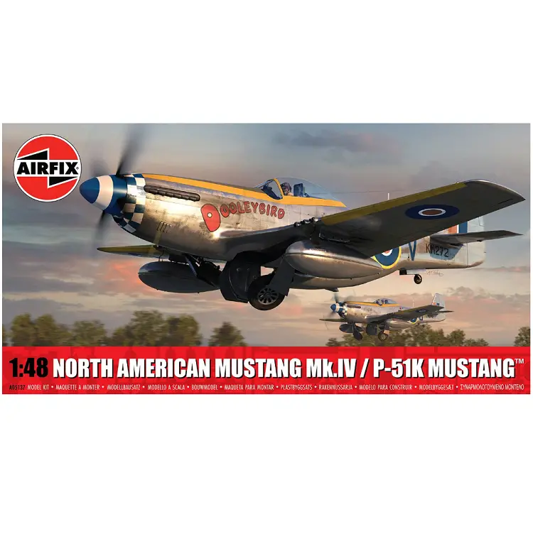 Airfix North American Mustang Mk. Iv W/ Australian Decals 1:48 - A05137 1