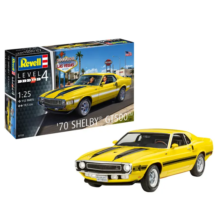 Revell 1970 Shelby Mustang Gt500 1:25 - 07729 1