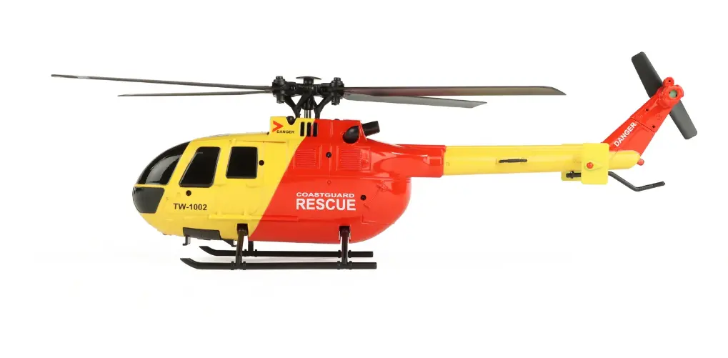 Twister Bo-105 Rescue Helicopter 250 Flybarless Yellow/Red Rtf - Twst1002yr 1