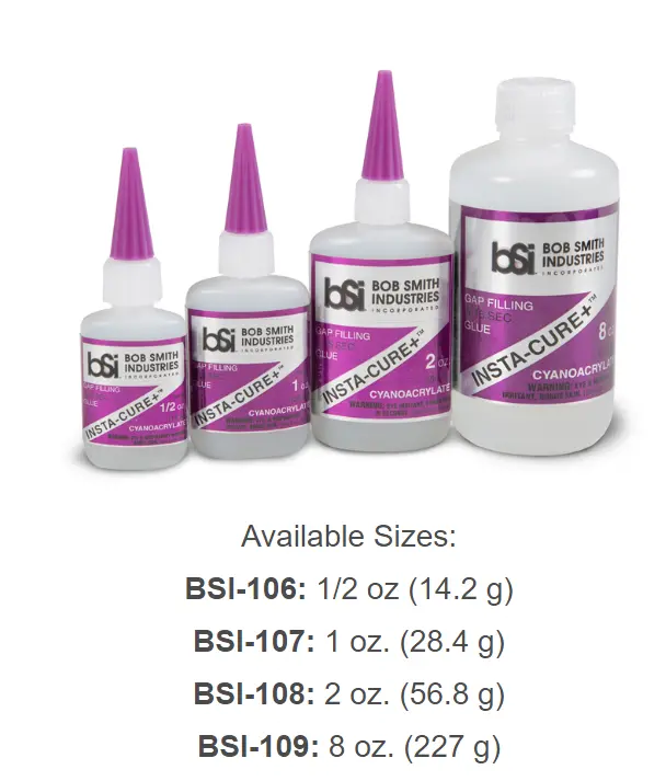 Bsi Insta Cure+ Gap Filling Ca Glue 15Ml - Bsi106 1