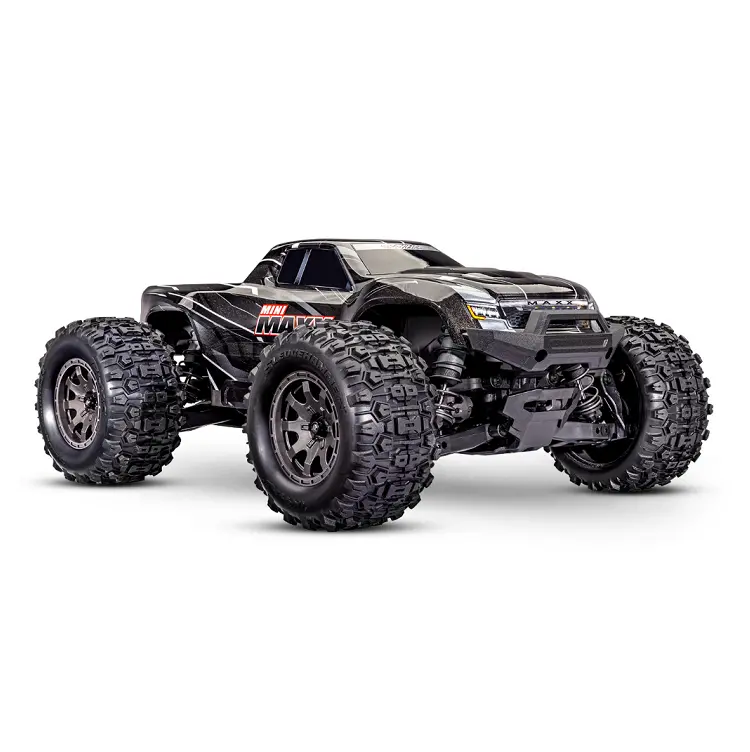 Traxxas Mini Maxx Black Bl-2S W/ 2.4Ghz Radio, Lipo Battery & Charger -  107154-1Blk 1