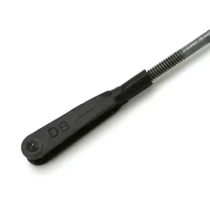 Dubro Kwik Link On A 12In 2-56 Steel Rod 12Pcs - Dbr108 1
