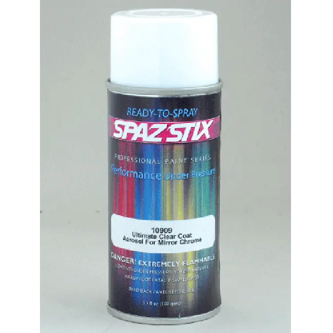 Spaz Stix Ultimate Clear Coat Spray Paint 3.5Oz - Szx10909 1
