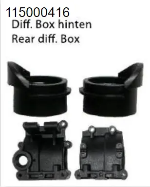 Ansmann Rear Diff Housing Suit Vapor - C115000416 1