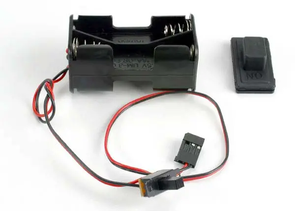 Traxxas Aa Battery Box W/ On/Off Switch & Rubber Cover - 1523 1