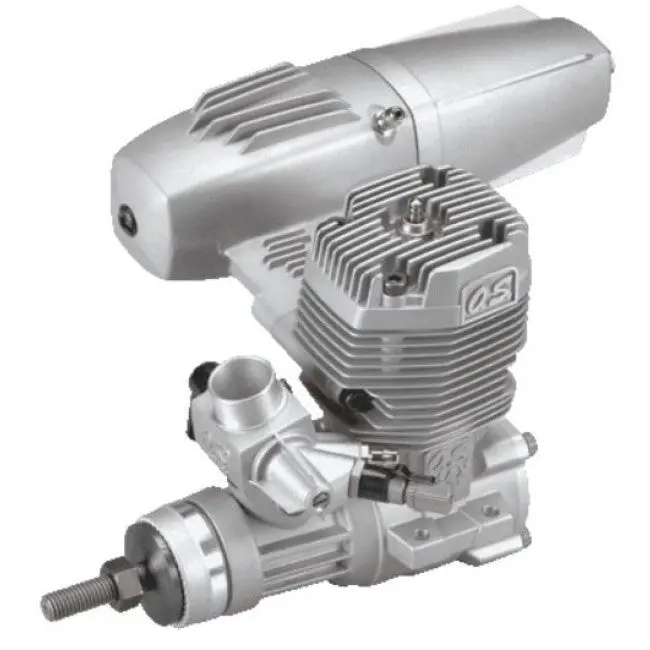 O.S. Engines Max 55Ax Nitro Aircraft Engine, .55 Size W/ E-3071 Silencer - Osm15612 1