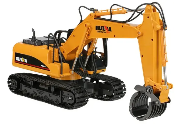 Huina 1:14 Excavator With Grapple, 2.4Ghz Radio, Battery And Usb Charger - Sfmhn1570 1