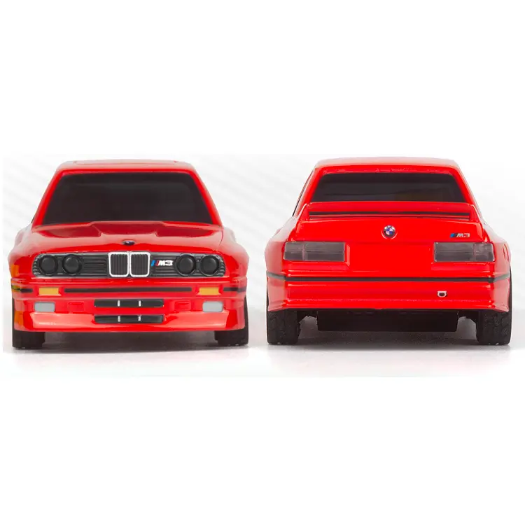 Hpi 1:64 1989 Bmw M3 E30 Red Nano-Ttr Rtr Rc Car - Hpi-160990 2