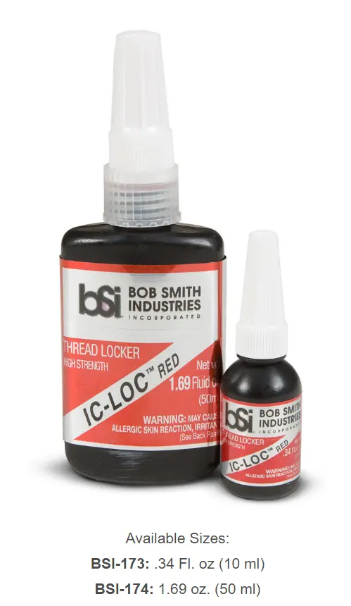 Bsi Ic-Loc Red High Strength Threadlock 10Ml - Bsi173h 1