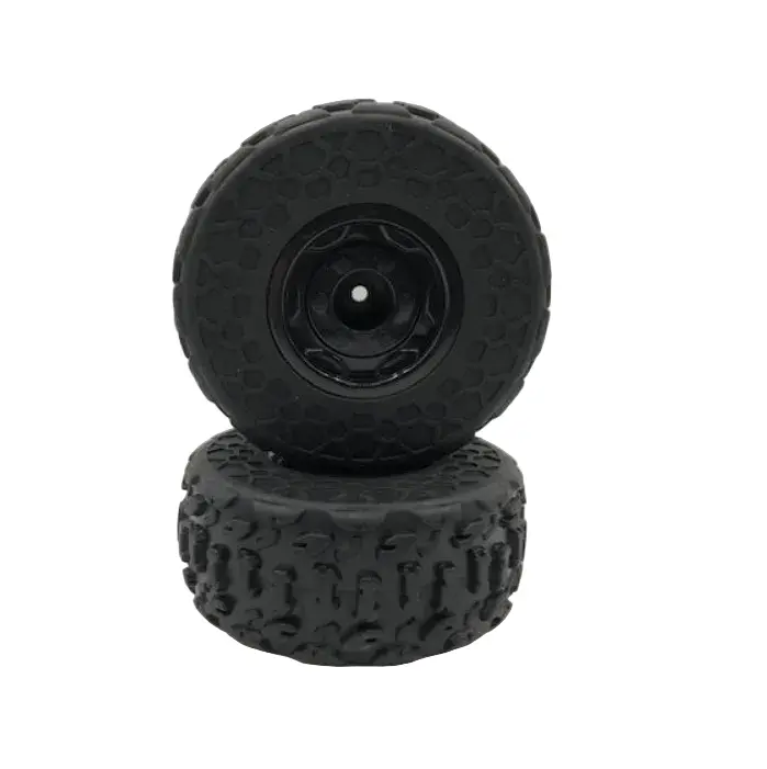 Trc 1:18 Wheels & Tyres Suit Black Hole 7Mm 2Pcs - 18331-24 1