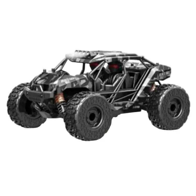 Black Hole 1:18 4Wd Truck Black W/ 2.4Ghz Radio, Battery And Charger - Trc-18331 1