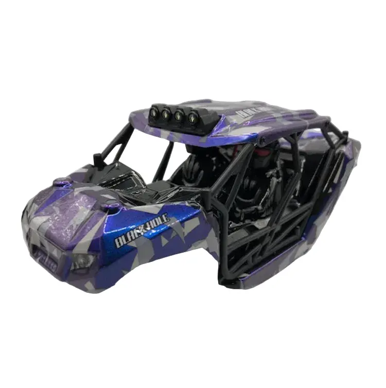 Trc 1:18 Black Hole Blue/ Violet Body Shell With Led Lights - 18332-30 1
