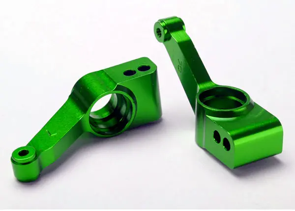 Traxxas Rear Stub Axle Carriers Green Aluminium 2Pcs - 1952G 1