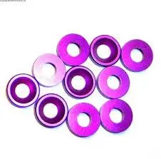 Ansmann 5Mm Countersunk Cup Washers Purple Alum.10Pcs - C203000062 1