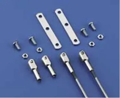 Dubro 4-40 Steel Rod End Assembly 2Units - Dbr205 1