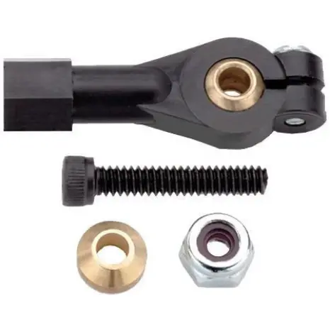 Dubro 4-40 E/Z Adjust Ball Links 2Pcs - Dbr2137 1