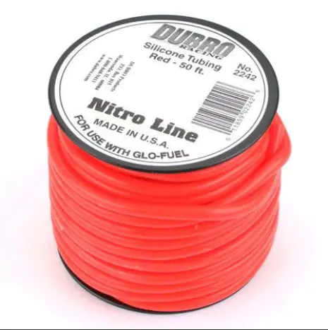 Dubro Red Silicone Fuel Tube 50Ft - Dbr2242 1