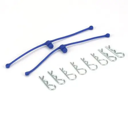Dubro Body Clip Retainers Blue 2Pcs - Dbr2249 1