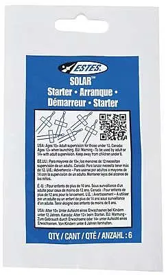 Estes Solar Starters 6Pcs - Est-2302 1