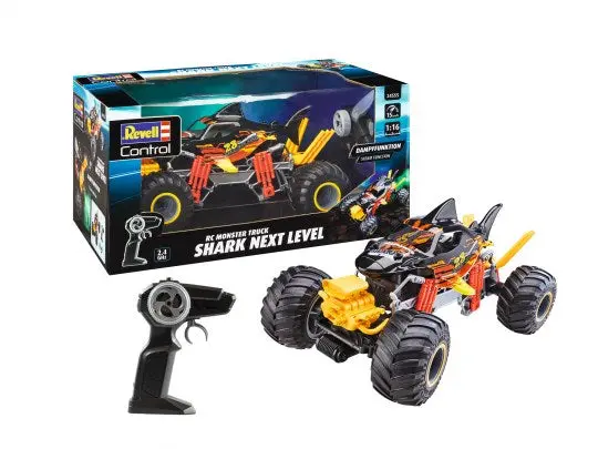 Revell 1:16 Shark Next Level Monster Truck With Radio Battery And Charger - 24555 1