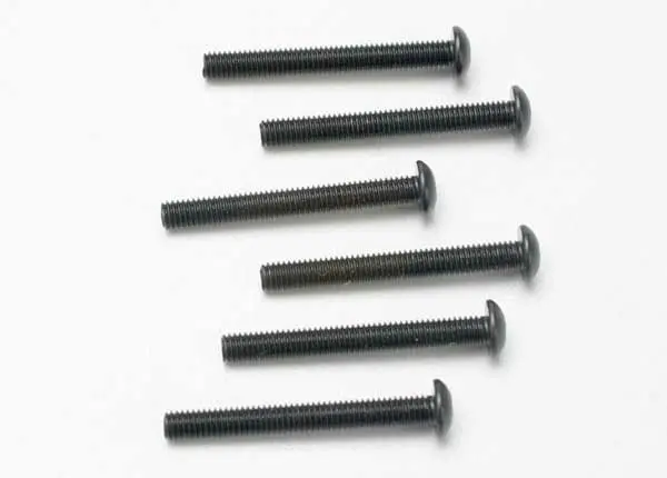 Traxxas 3X25mm Hex Drive Button Head Screws 6Pcs - 2581 1