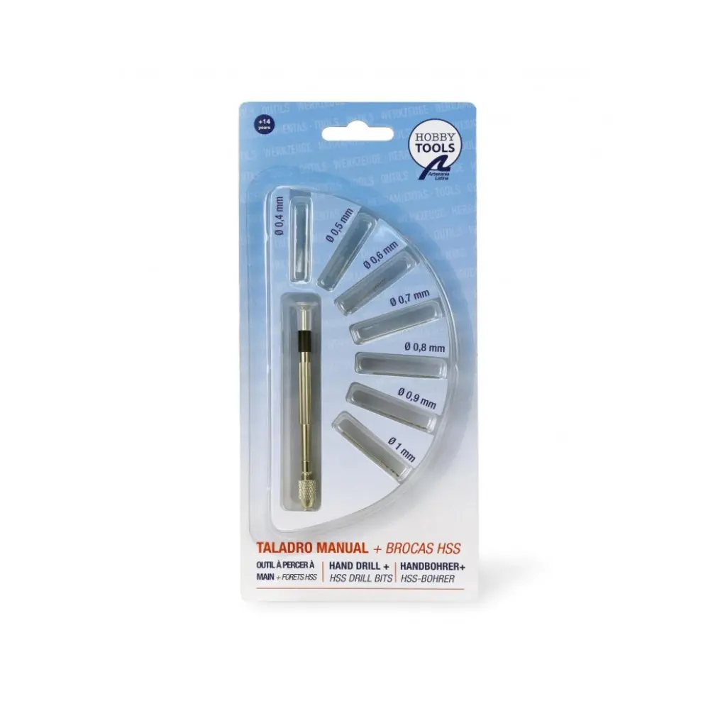 Artesania Hand Drill W/ 7 Drill Bits - 27018-1 1