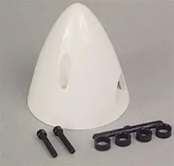 Dubro 50.8Mm Spinner 2-Blade White 1Pc - Dbr272 1