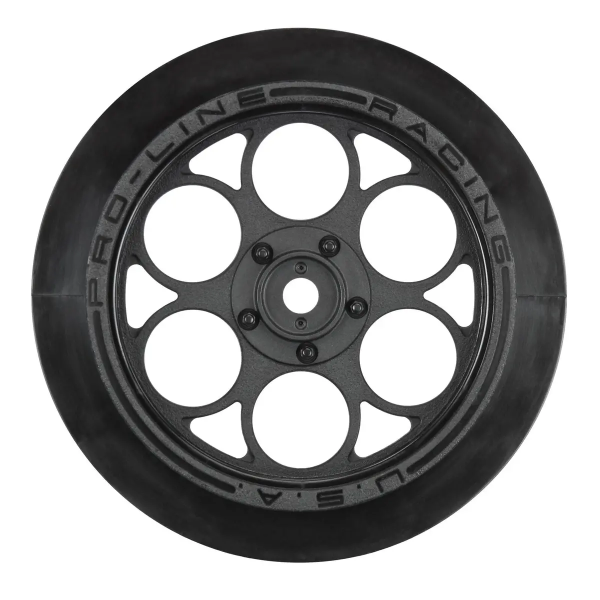 Proline Showtime Front Runner 2.2/2.7In Black Fr Drag Racing Wheels 2Pcs - Pro280303 1