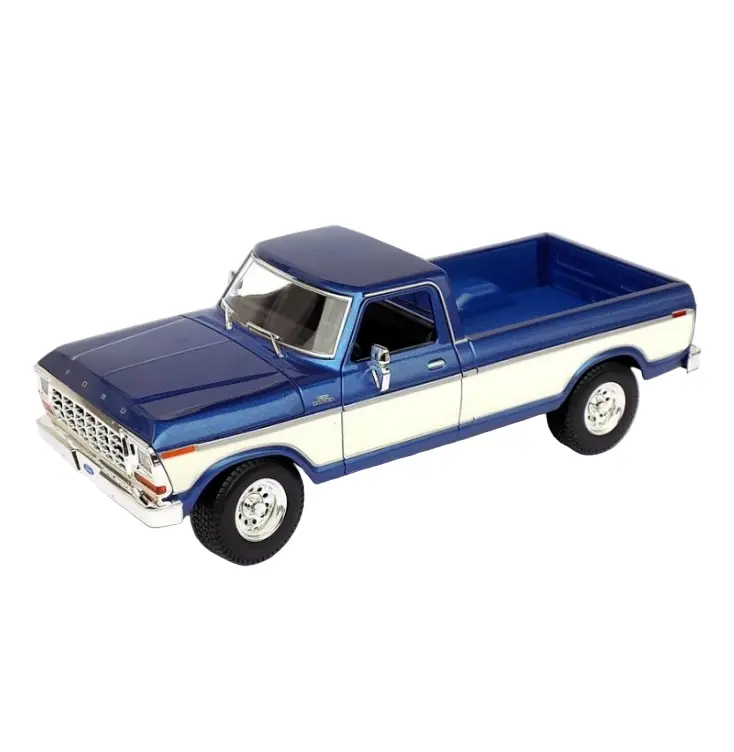 Maisto 1979 Ford F-150 Pickup Truck Blue/Cream 1:18 - 31462Blu 1
