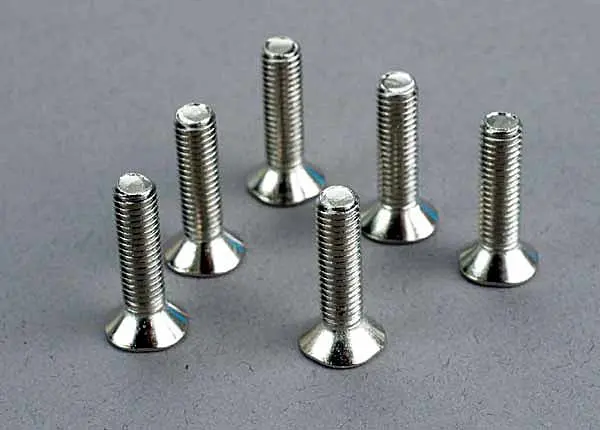 Traxxas 5X20mm Phillips Drive Countersunk Screws 6Pcs - 3174 1