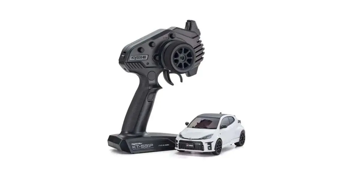 Mr04 Rwd Toyota Yaris (N-Hm/Kt531p) W/Gyro & Led - White 1