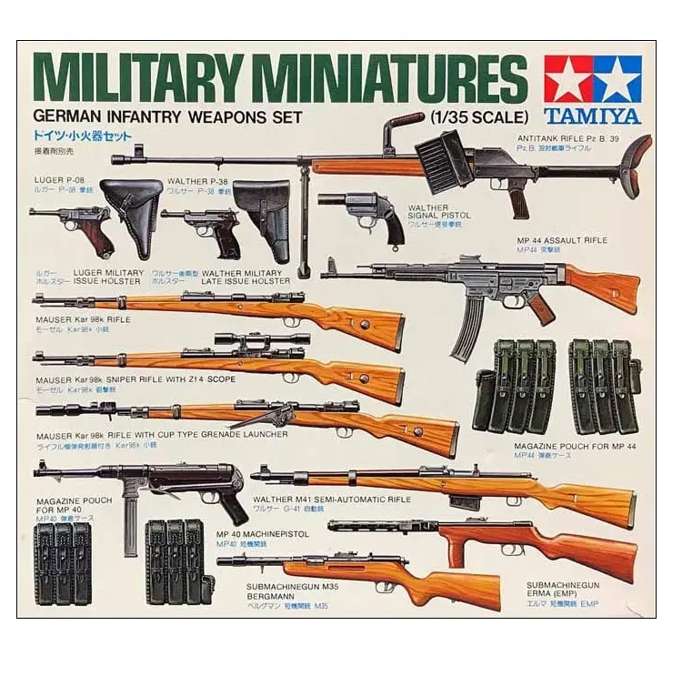 Tamiya German Infantry Weapons Set Kit 1:35 - 35111 1