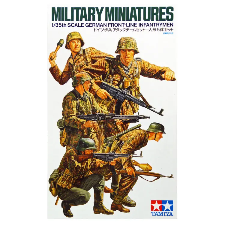Tamiya German Frontline Infantry Wwii 1:35 - 35196 1