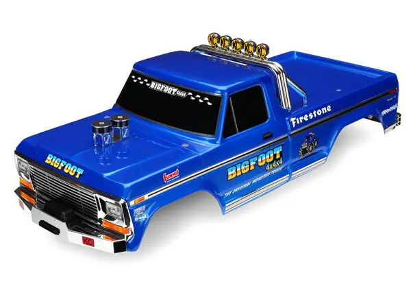 Traxxas Blue Painted Body Shell Bigfoot No.1 Licensed Replica - 3661 1