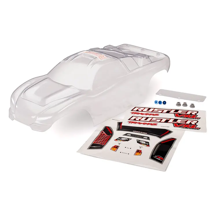 Traxxas Clear Body Shell Suit 2Wd Rustler - 3714 1