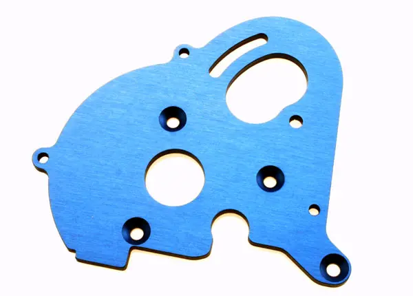 Traxxas Motor Plate For Dual To Single Motor Blue Aluminium - 3997X 1