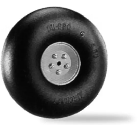 Dubro 102Mm Pneumatic Big Wheels 1Pc - Dbr400rv 1
