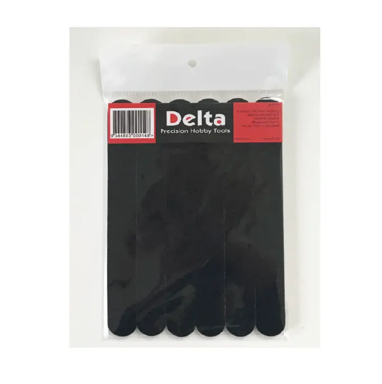 Delta Flexpads 180 Grit Black Coarse Sanding Sticks 6Pcs - Dl42004 1