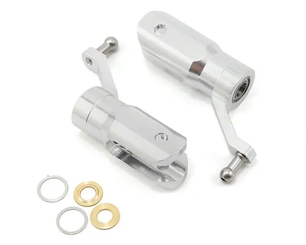 Blade Flybarless Main Rotor Grip Set Aluminium Suit B450 X - Blh4317a 1
