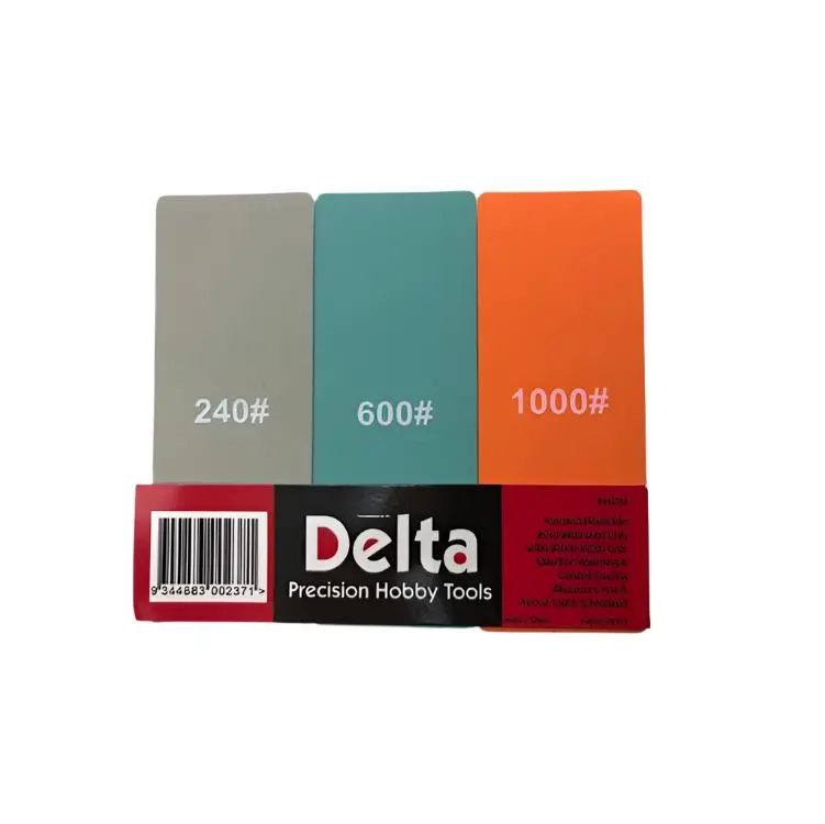 Delta Flexblocks Assorted 240/400/600/800/1000/1200 Grit Sanding Blocks 1Pc/Ea - Dl44004 1