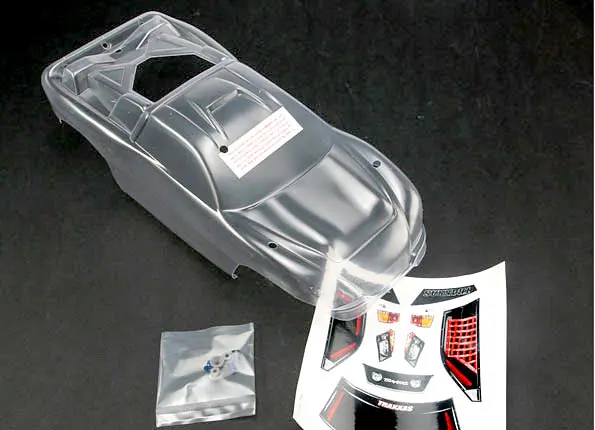 Traxxas Clear Body New Style Suit Nitro Rustler - 4412 1