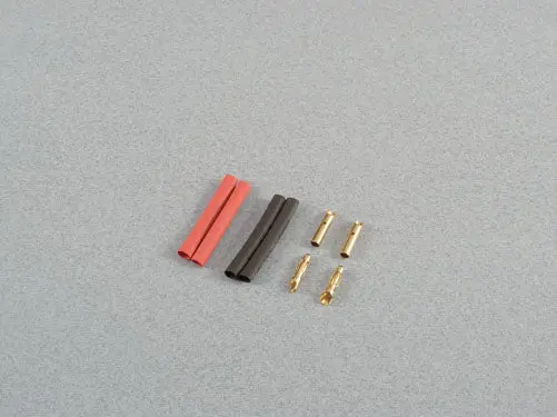 Gold Connectors 2Mm Set - 2 Pairs 1