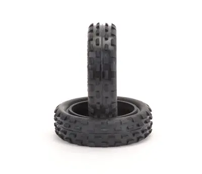 Stagger Rib Slim Front 1/10Th Buggy Tyre - Yellow 1