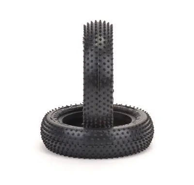 Mini Pin Slim Front 1/10Th Buggy Tyre - Yellow 1