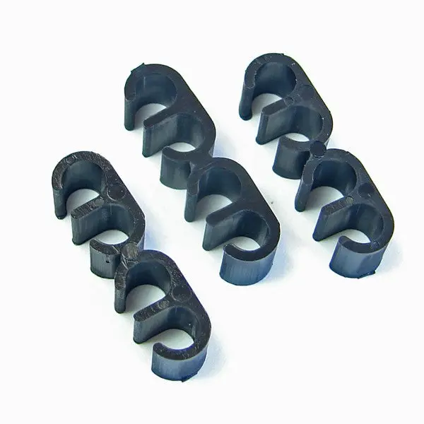 Fuel Tube Clips - 3Pk Double Clips 1