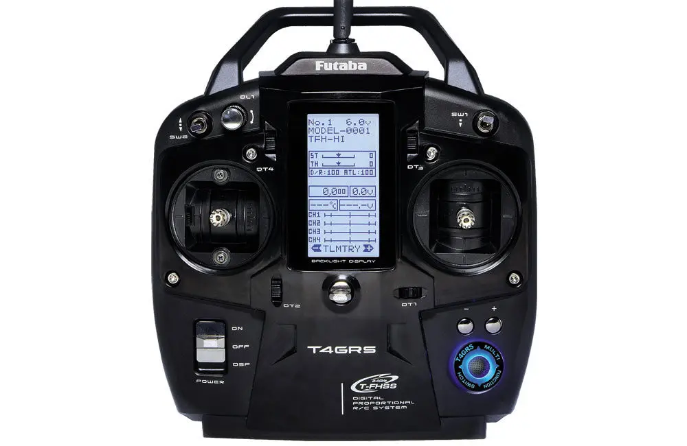 Futaba T4grs - 2.4Ghz T-Fhss 4-Channel Combo Including R304sb With Telemetry (Dry) 1