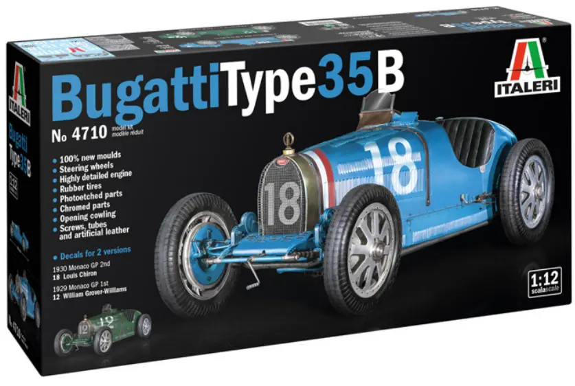 Italeri Bugatti Type 35B 1:12 - 4710S 1