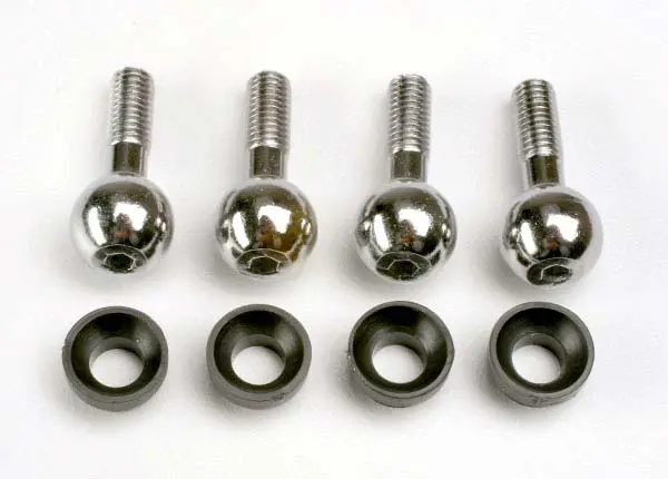 Traxxas Pivot Balls W/ Bushings 4Pcs/Ea - 4933 1