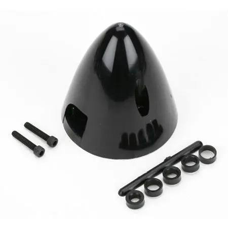 Dubro 69.85Mm Spinner 2-Blade Black 1Pc - Dbr291 1